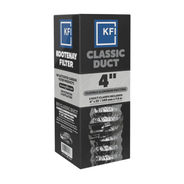 KFI Classic Aluminum Ducting - 4" x 25'